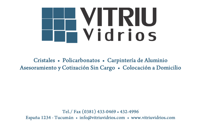 Vitriu Vidrios :: Tucumán